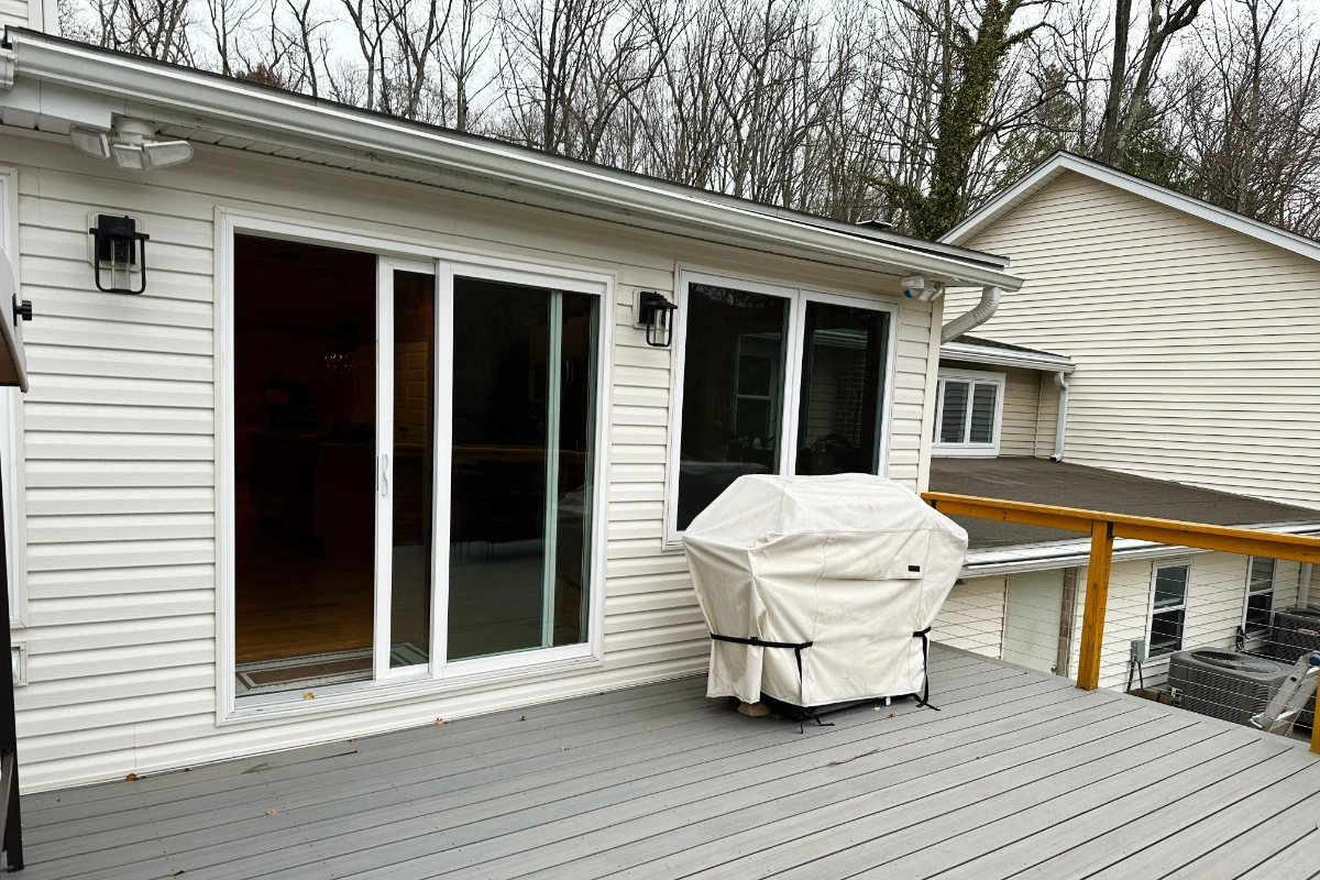 Covering grills and surfaces helps prevent moisture damage during cold weather.